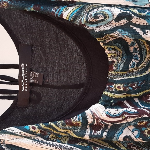 Coupe Collection, Sleeveless top Multi Colour Racer Back , Size Medium - Picture 5 of 15